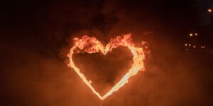 twin flame heart