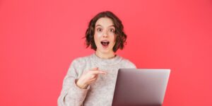 woman and laptop