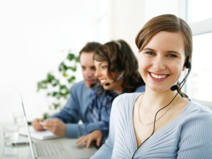 Friendly receptionist