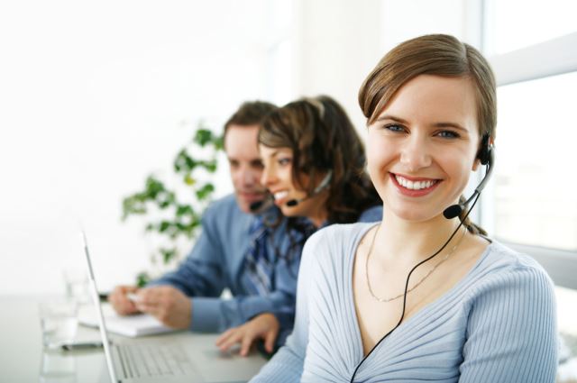 Friendly receptionist